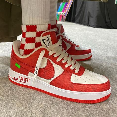 nike louis vuitton rouge|air force 1 louis vuitton.